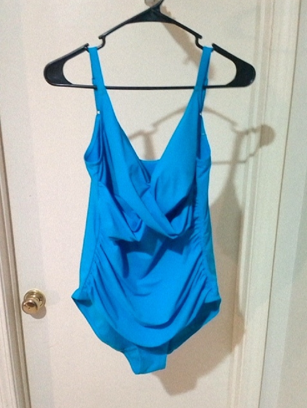 Shapellx Bright Blue Ladies One-Piece Swimsuit